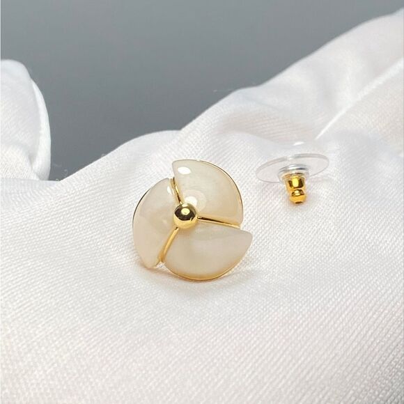 Lele Sadoughi Flower Bud Stud Earrings - Picture 4 of 6